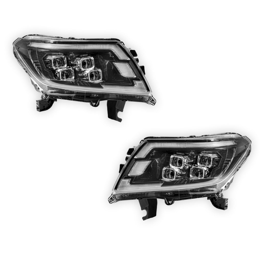 Nissan Navara D23 (2015 - 2020) LED Headlights Halo DRL LH + RH