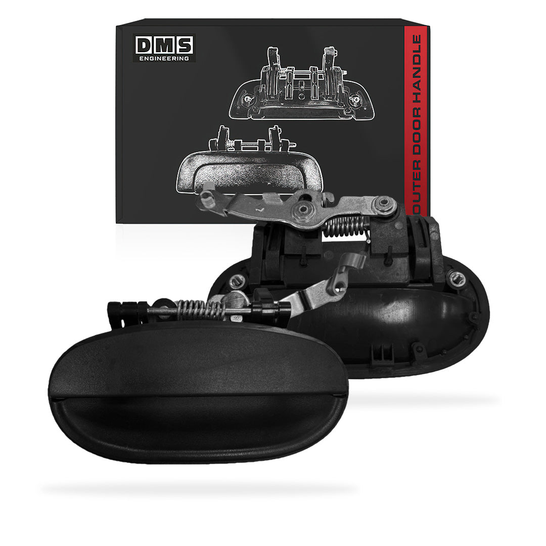 Hyundai Excel X3 (1994 - 1999) Rear Outer Black Door Handles LH + RH