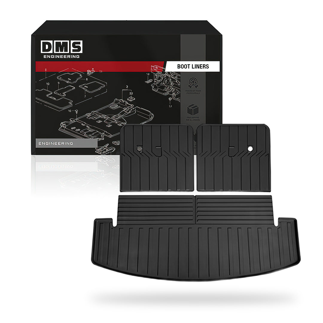 Hyundai Santa Fe MX5 (2024 - 2025) 3 Pcs. Boot Cargo Mat Liner + Kick Mats