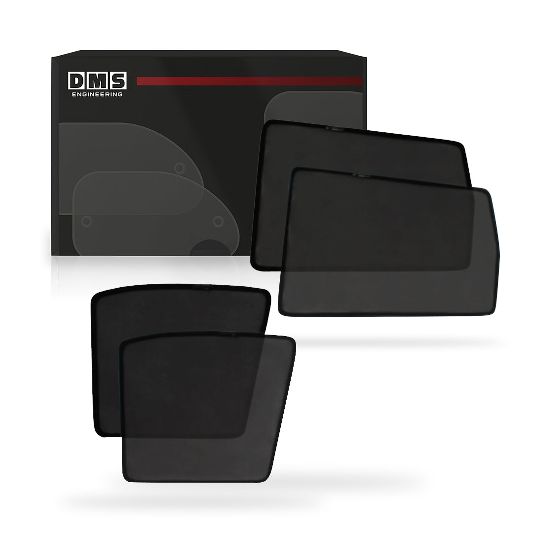 Jeep Grand Cherokee WK (2010 - 2021) Magnetic Window Sun Shades Complete Set