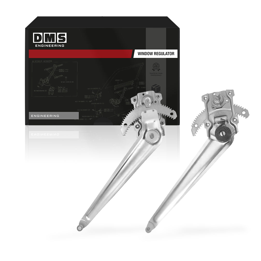 Toyota LandCruiser 70 / 73 / 75 / 78 / 79 Series (1984 - 2008) Front Manual Window Regulators LH + RH