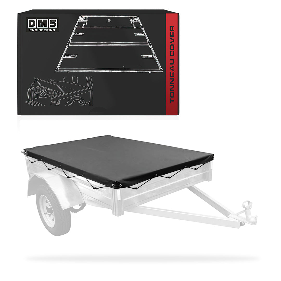 Universal Rope Box Trailer 8'x5' Tonneau Cover