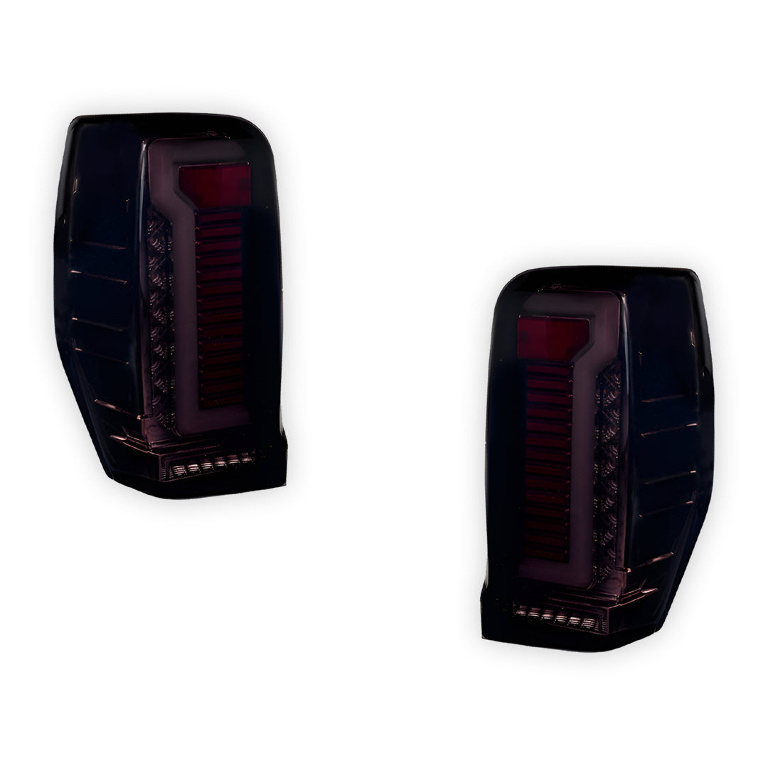 Mitsubishi Triton MR (2018 - 2023) Smoked Sequential 3D Full LED Stripe Bar Tail Lights LH + RH