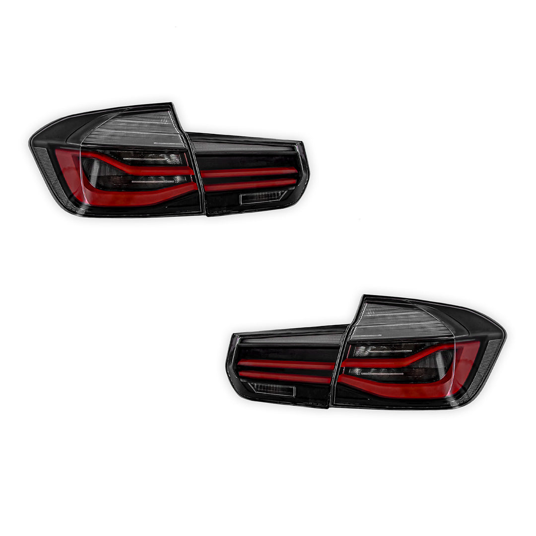 BMW 3-Series F30 / F80 / M3 (2012 - 2019) Sequential Smoked LED Tail Lights LH + RH