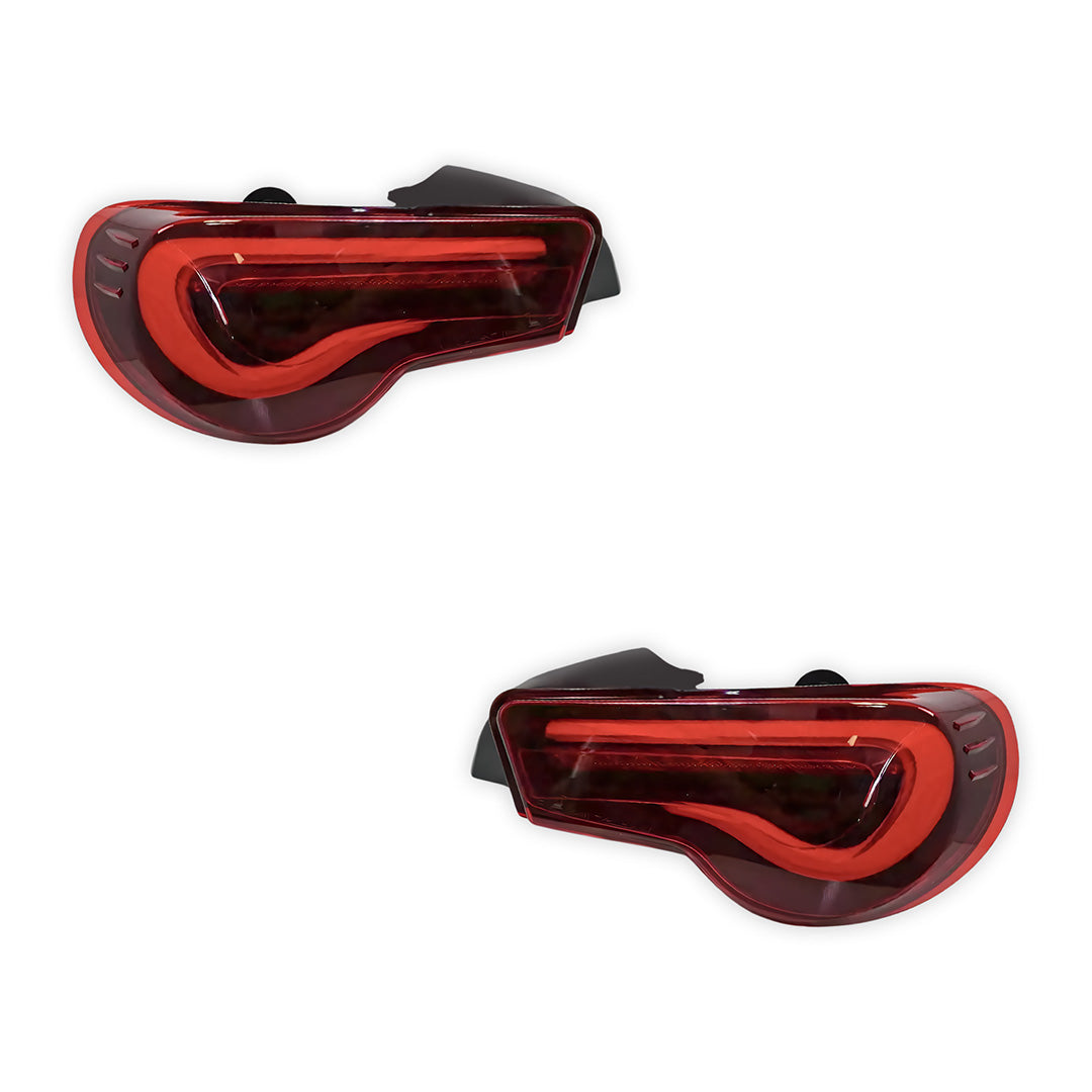 Toyota 86 / ZN6 1st Gen. (2012 - 2021) Valenti Sequential Smoked Red Full LED Tail Lights LH + RH
