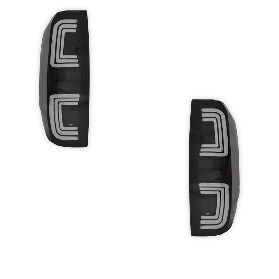 Nissan Navara D40 (2005 - 2015) Sequential Smoked Black LED Tail Lights LH + RH
