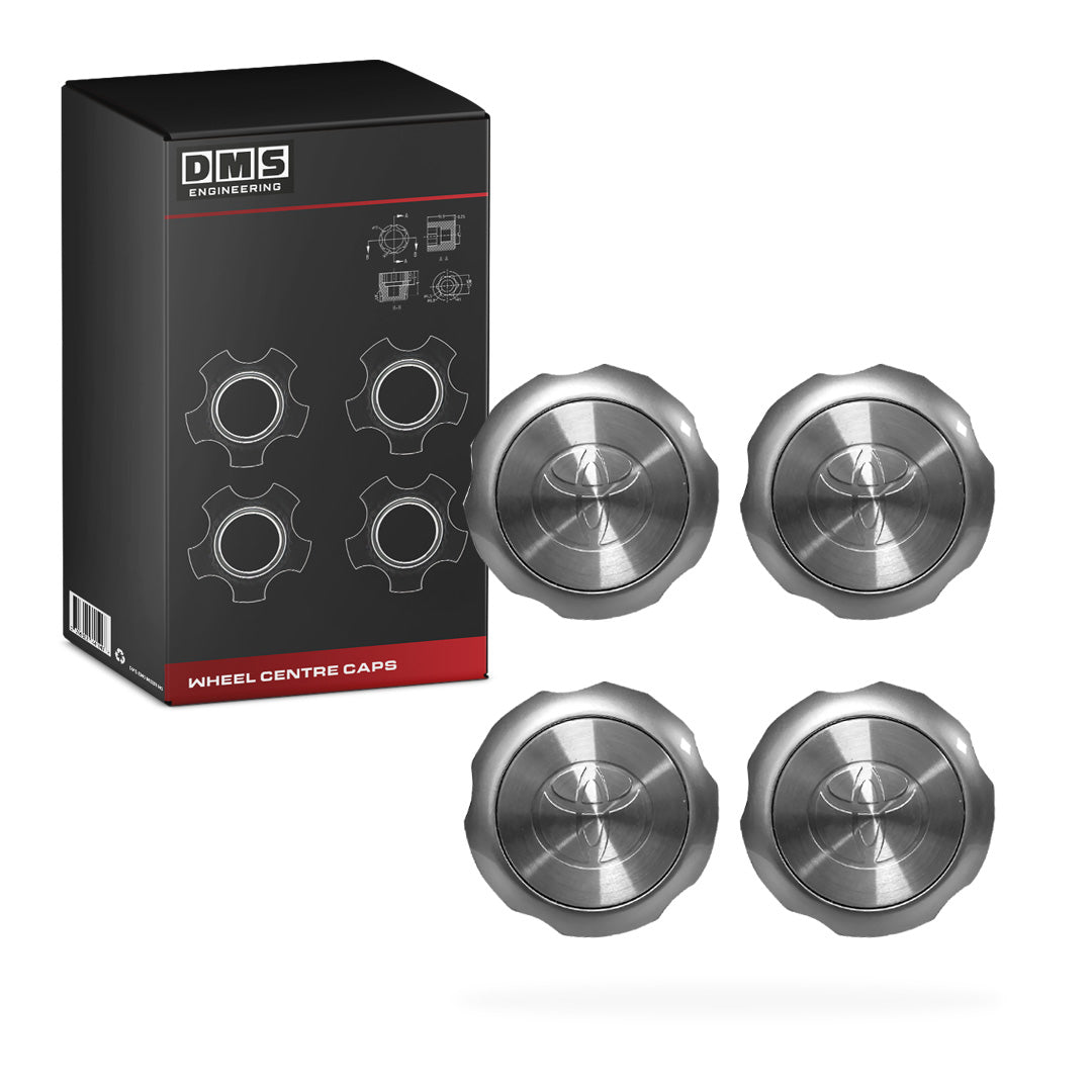 Toyota LandCruiser 76 / 79 Series (2000 - 2025) GENUINE 4 Pcs. Wheel Centre Caps