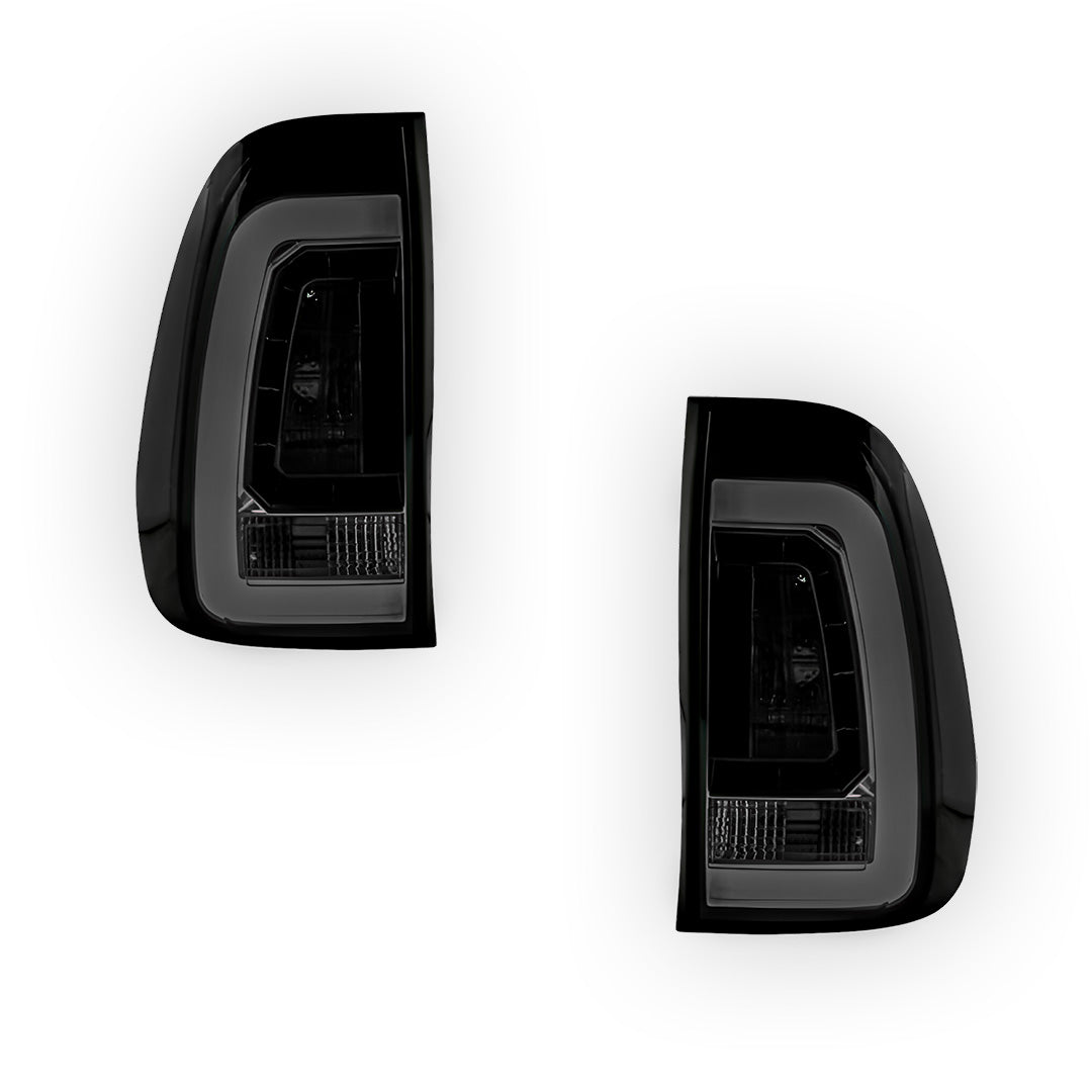 Toyota Hilux N80 (2015 - 2020) Smoked Red 3D LED Tail Lights LH + RH