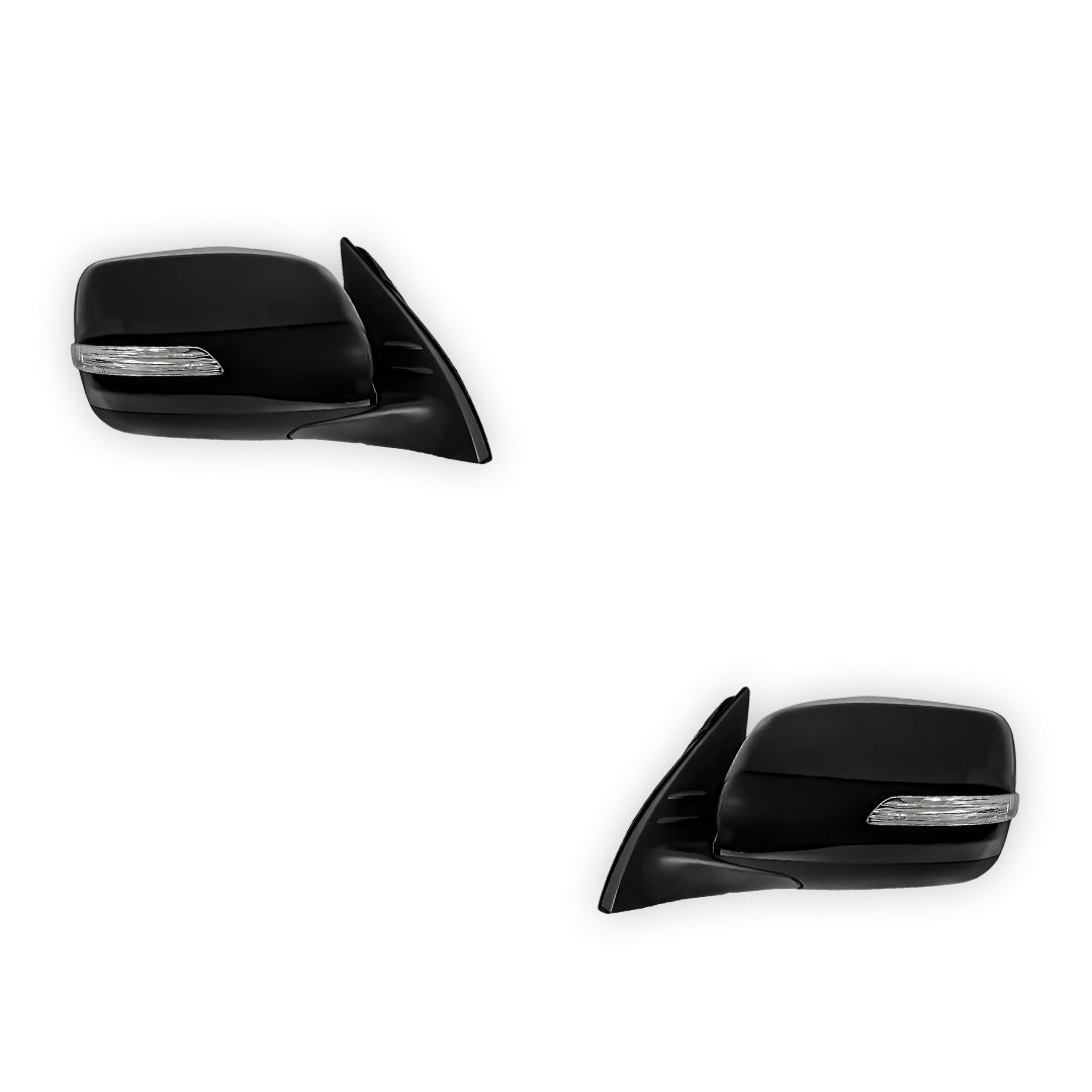Toyota LandCruiser Prado 150 Series (2009 - 2013) Black Electric Door Mirrors