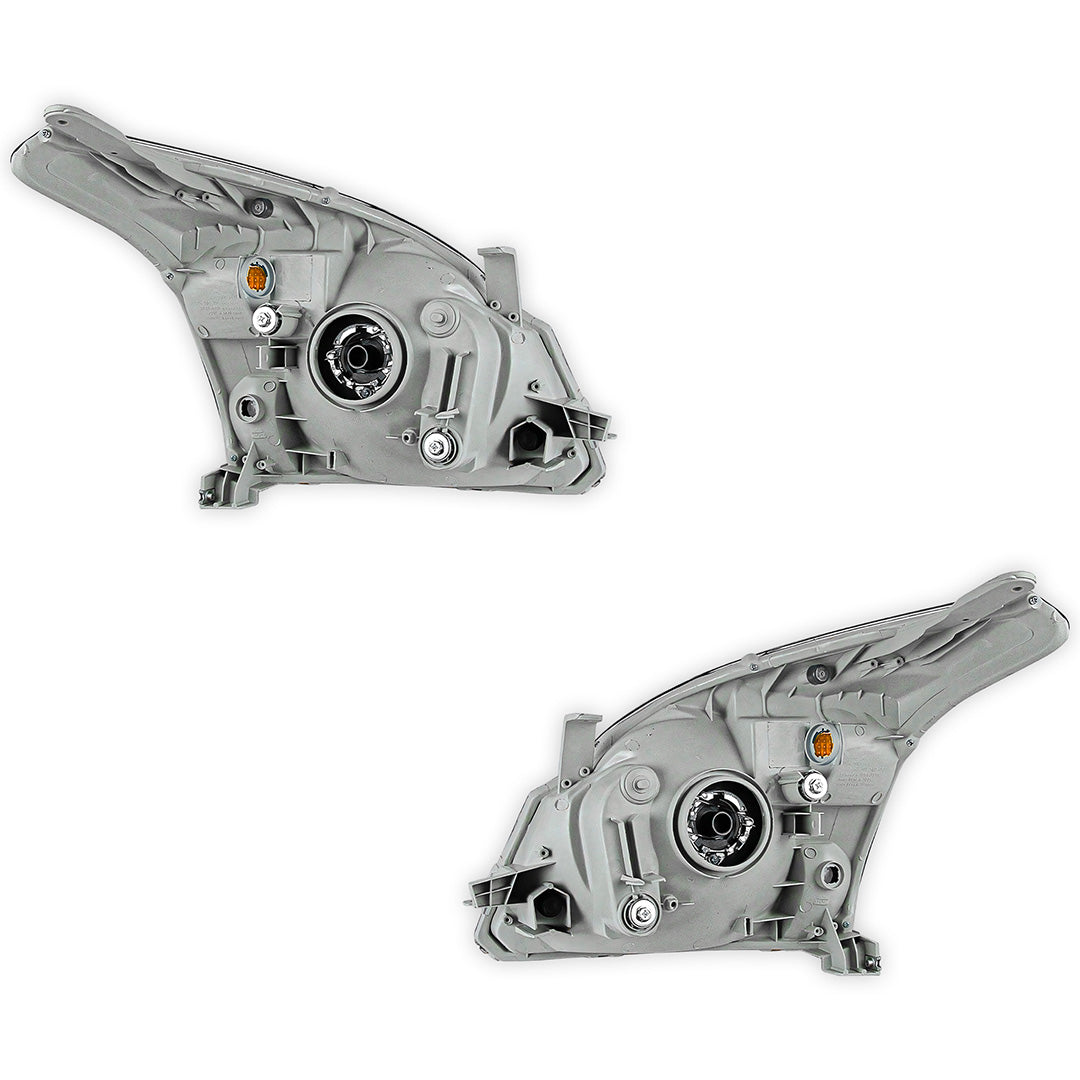 Toyota LandCruiser Prado 120 Series (2002 - 2009) Chrome OEM Style Headlights LH + RH