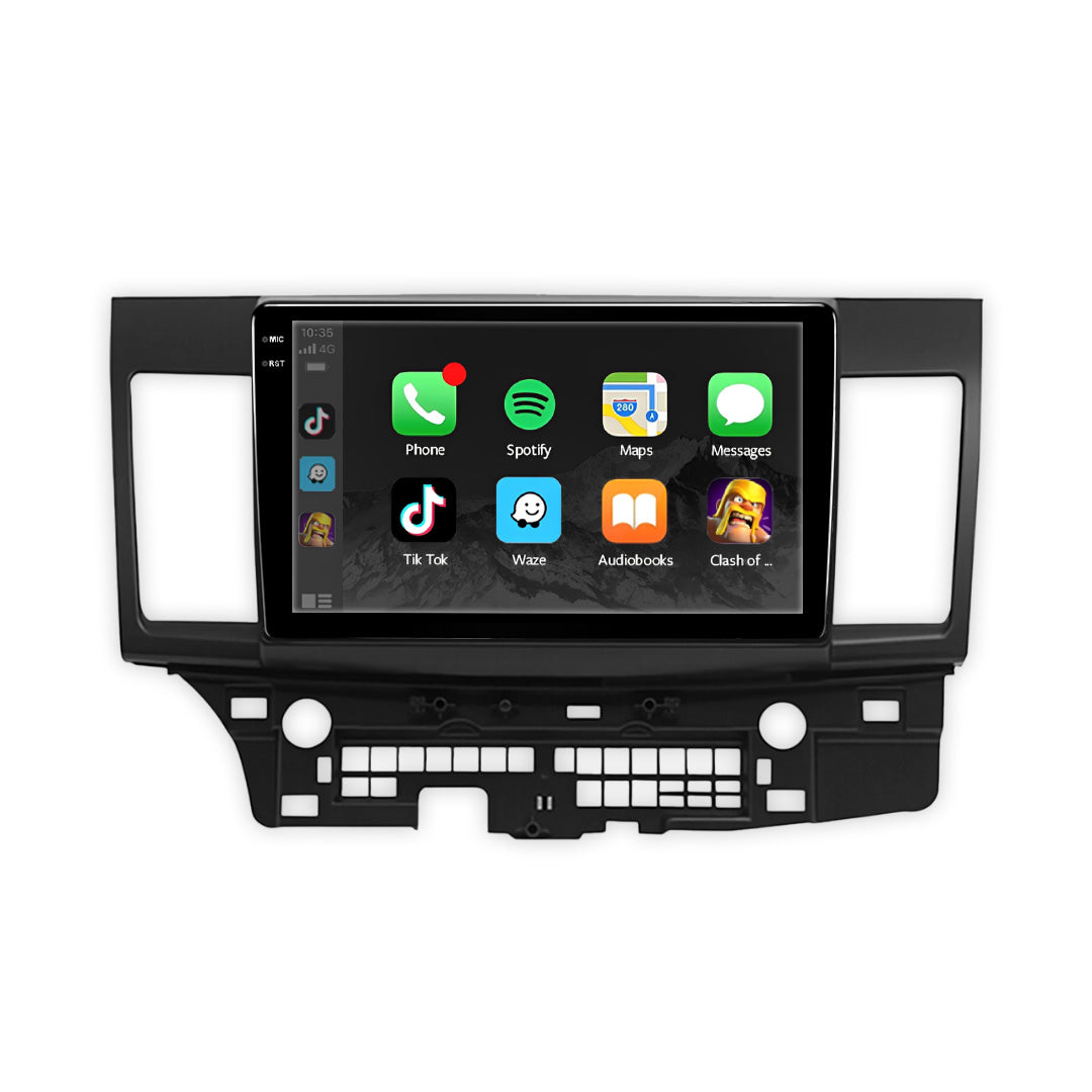 Mitsubishi Lancer Evo 10 CY / CJ / CF (2007 - 2017) 10.1" 13.3" Wireless Android 16 Head Unit for Apple CarPlay / Android Auto