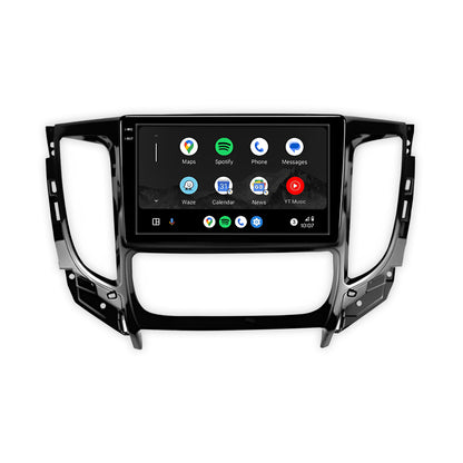 Mitsubishi Triton MQ / MR (2015 - 2019) 9" 13.3" Wireless Android 16 Head Unit for Apple CarPlay / Android Auto Manual AC Panel