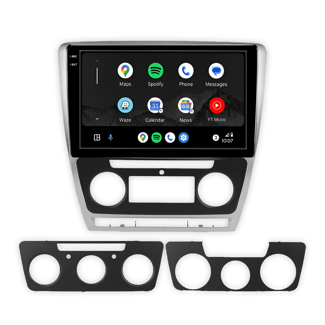 Skoda Octavia 1Z (2007 - 2012) 9" 13.3" Wireless Android 16 Head Unit for Apple CarPlay / Android Auto