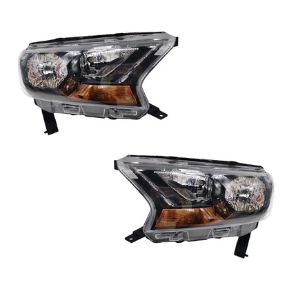 Ford Ranger PX2 (2015 - 2018) Halogen Headlights LH + RH
