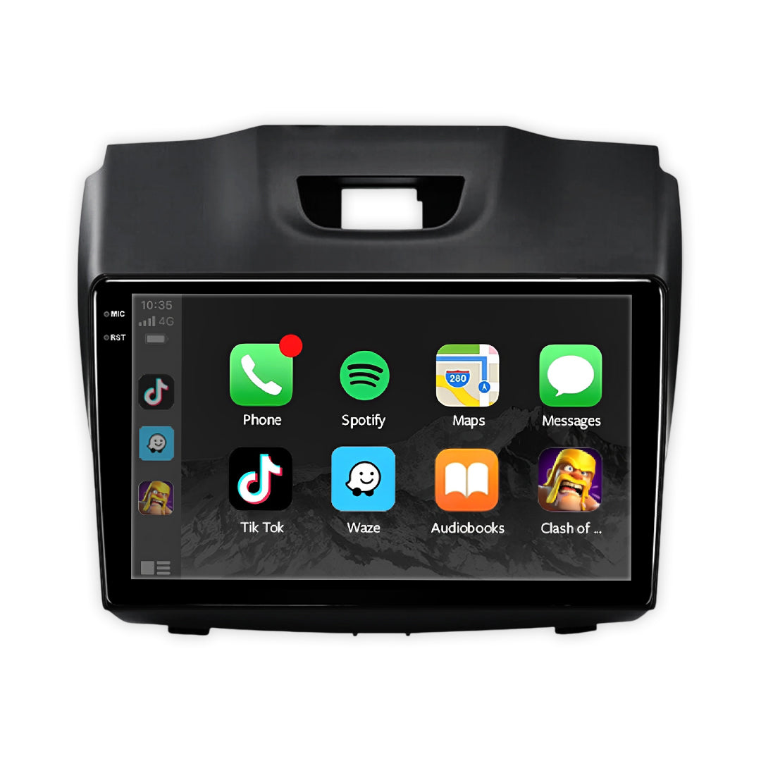Isuzu MU-X (2012 - 2020) 9" 13.3" Wireless Android 16 Head Unit for Apple CarPlay / Android Auto Roof Screen