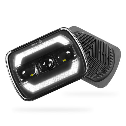 Toyota HiLux N40 / N50 / N60 (1983 - 2004) LED Halo DRL Headlights LH + RH