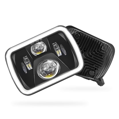 Toyota HiLux N40 / N50 / N60 (1983 - 2004) LED Halo DRL Headlights LH + RH