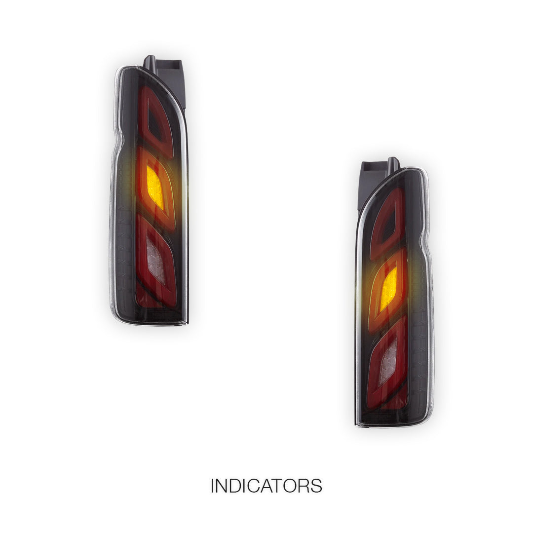 Toyota HiAce H200 (2005 - 2018) LED Tail Lights LH + RH