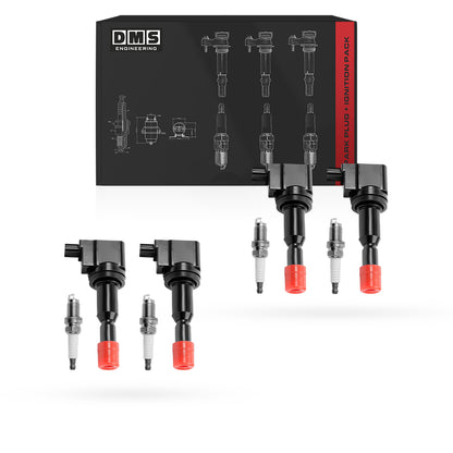 Honda Jazz GD (2002 - 2008) 1.5L Ignition Coils and Spark Plugs Complete Set