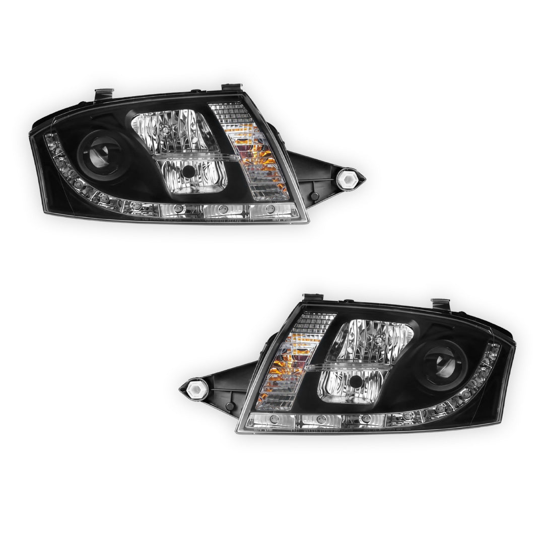 Audi TT 8N (1999 - 2005) LED DRL Projector Headlights LH + RH