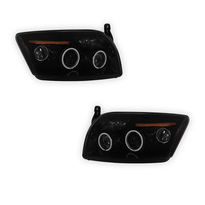 Dodge Caliber PM (2006 - 2012) Angel-Eyes DRL Projector Headlights LH + RH