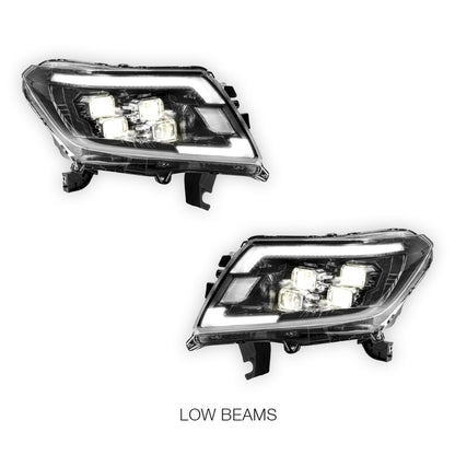 Nissan Navara D23 (2015 - 2020) LED DRL Projector Headlights LH + RH