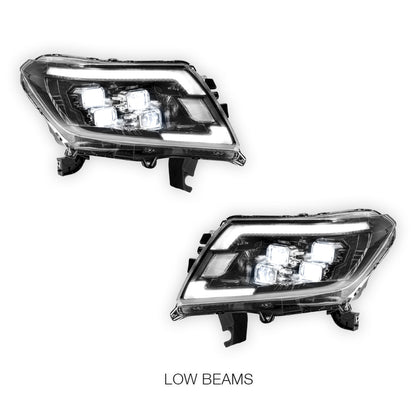 Nissan Navara D23 (2015 - 2020) LED DRL Projector Headlights LH + RH