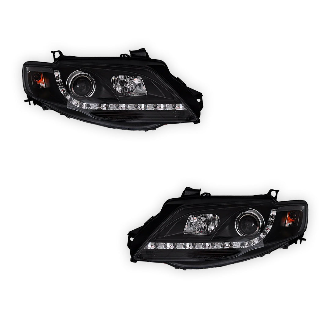 Ford Falcon FG Series 2 G6 (2011 - 2014) LED DRL Projector Headlights LH + RH
