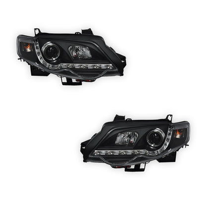 Ford Falcon FG Series 2 XR6 / XR8 (2011 - 2014) LED DRL Projector Headlights LH + RH