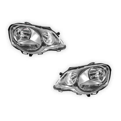 Volkswagen Polo 9N / 6R (2005 - 2010) Headlights LH + RH