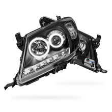 Toyota HiLux N70 (2005 - 2011) High Power LED DRL Angel Eyes Projector Headlights LH + RH
