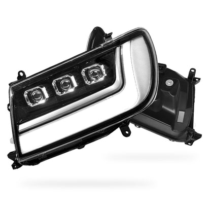 Toyota LandCruiser 100 Series (2005 - 2007) LED DRL Projector Headlights LH + RH