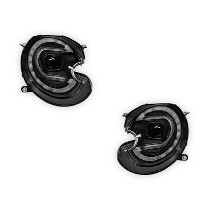 Mini Cooper R55 / R56 / R57 / R58 / R59 (2007 - 2013) HID / Xenon Model DRL Dual Beam Projector Headlights LH + RH