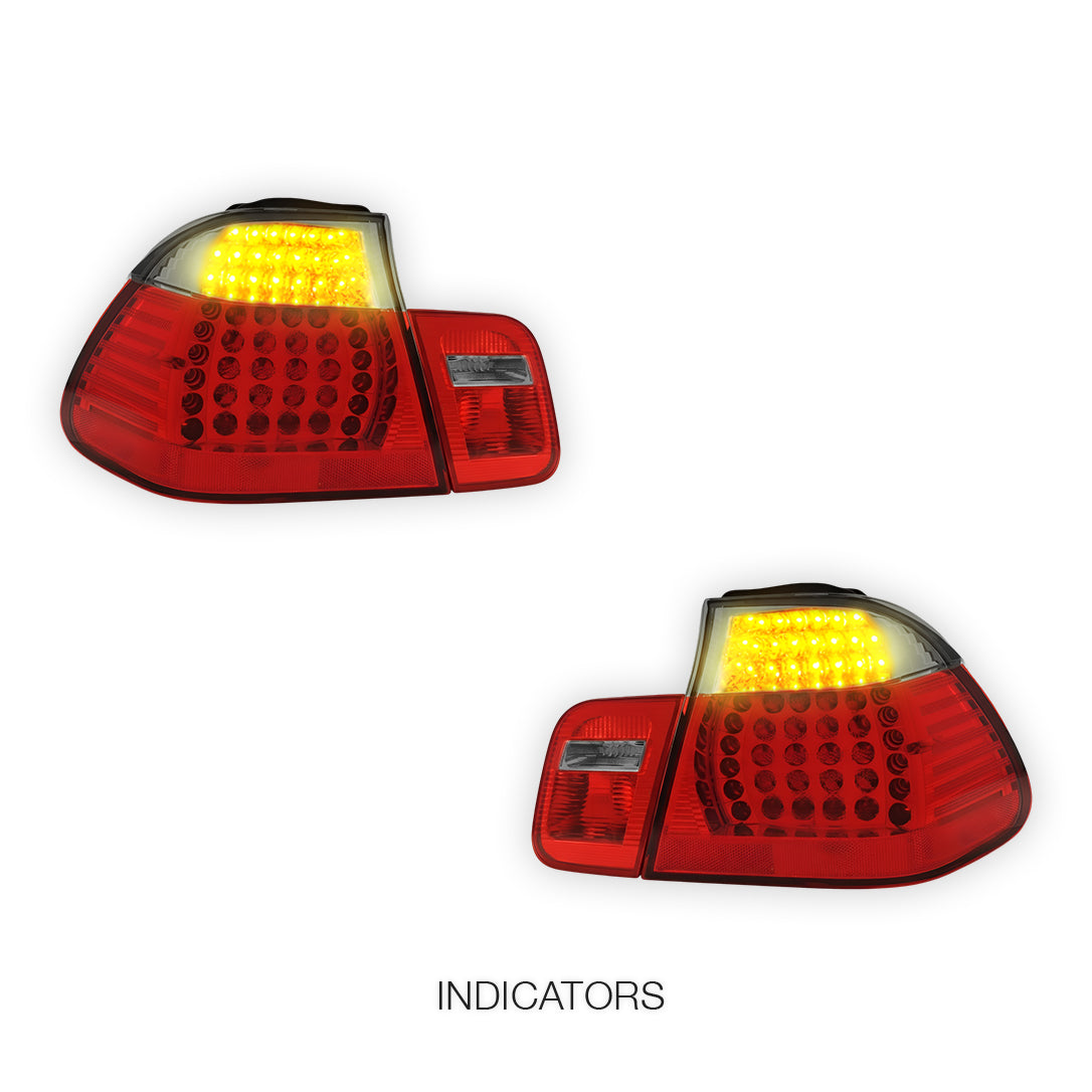 BMW 3 Series E46 Cabrio (1999 - 2005) LED Tail Lights LH + RH