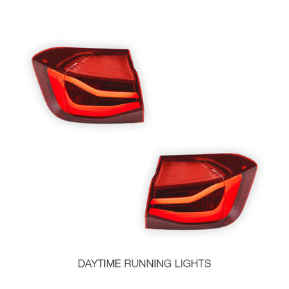 BMW 3 Series F30 / F80 (2016 - 2018) Black Line LED Outer Tail Lights LH + RH