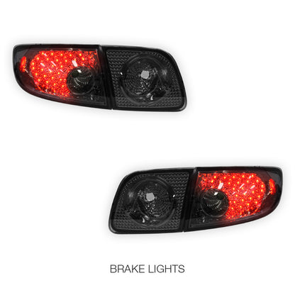Mazda 3 BK (2003 - 2009) Smoked LED Tail Lights LH + RH