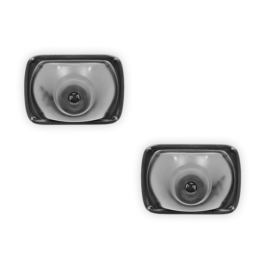 Nissan Navara D21 (1986 - 1997) Headlights with H4 Globe Glass Lens LH + RH