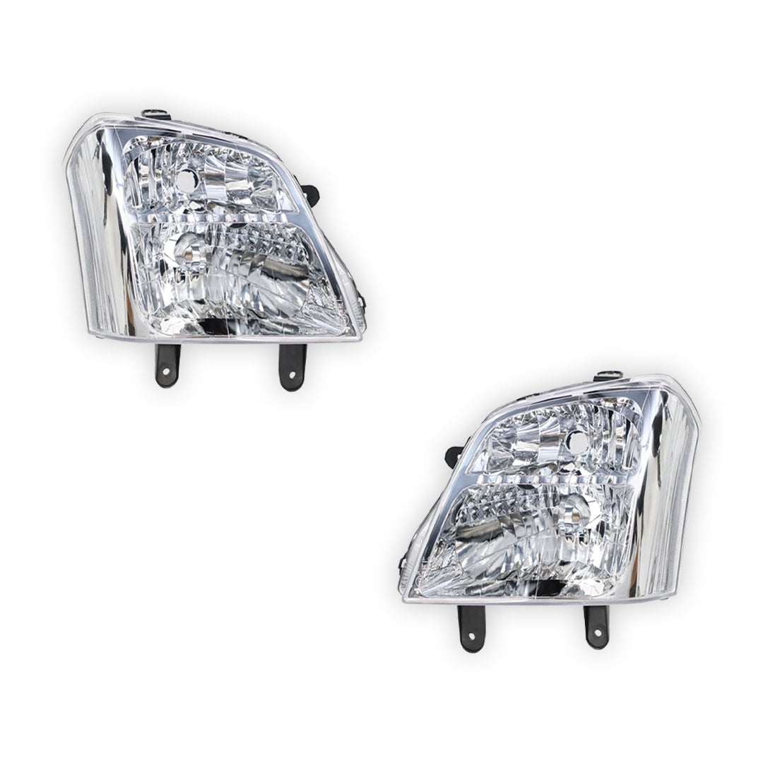 Holden Rodeo RA Series 1 (2003 - 2007) Chrome Headlights LH + RH