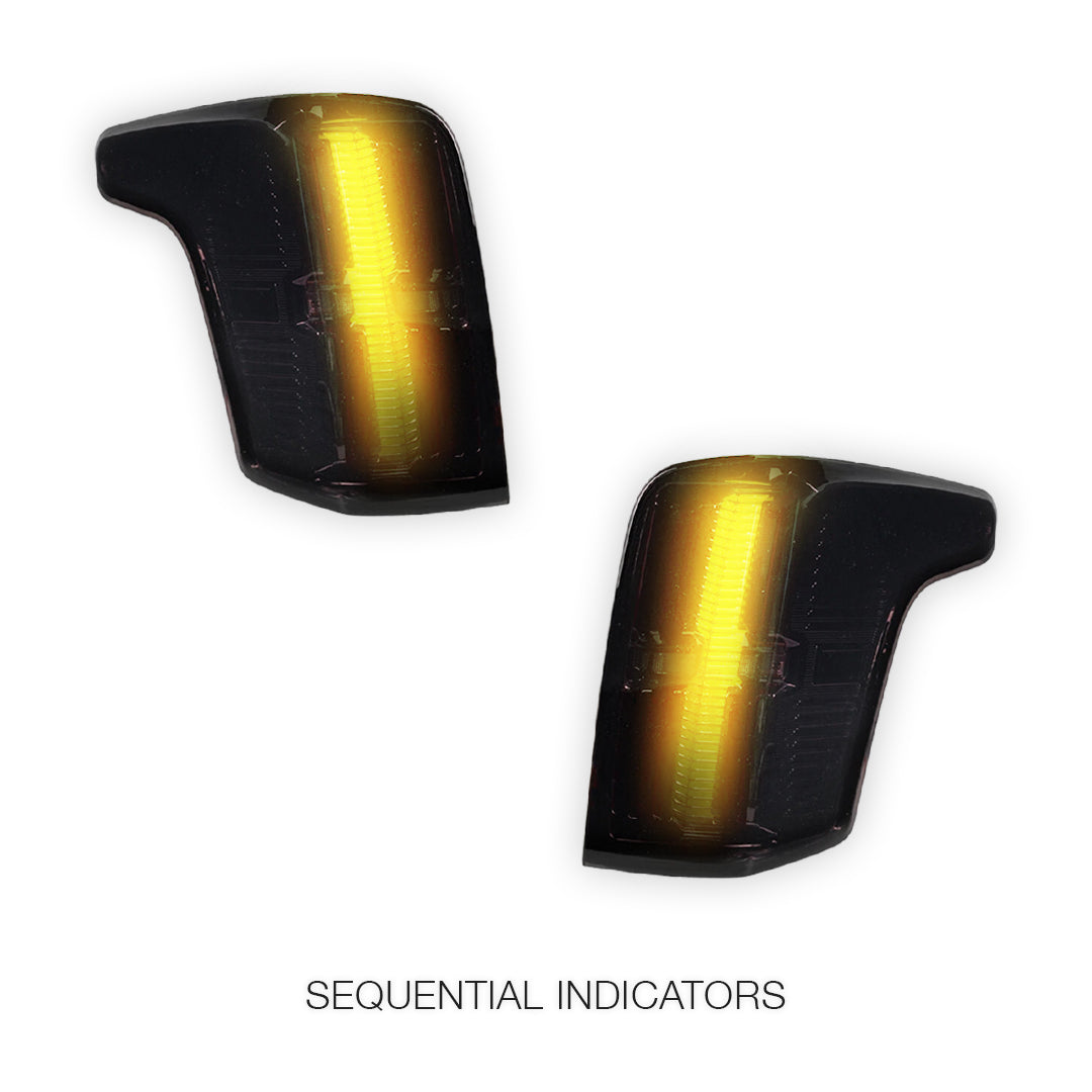 Mitsubishi Triton MQ (2015 - 2018) Smoked Sequential Full LED Tail Lights LH + RH