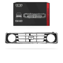 Toyota LandCruiser 78 / 79 Series (1999 - 2007) Black and Chrome Grille