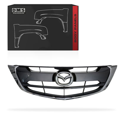 Mazda BT-50 UR (2015 - 2018) Metallic Grey with Chrome Moulding Grille