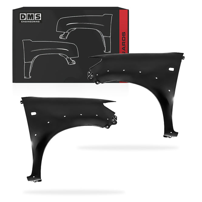 Toyota LandCruiser 70 Series (1999 - 2007) Genuine Guards with Antenna Hole LH + RH