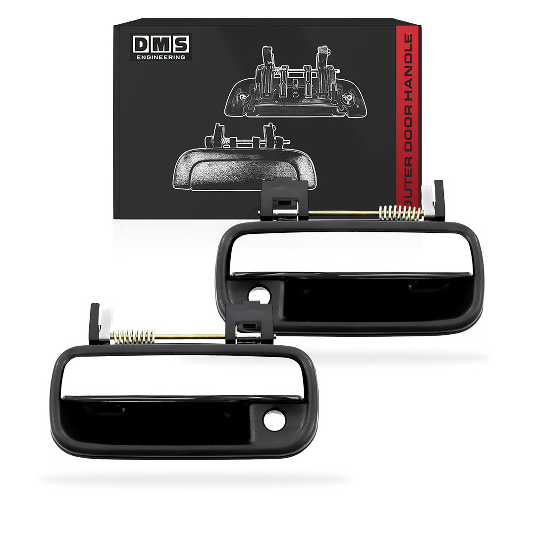 Toyota HiLux N60 (2001 - 2005) Front Outer Chrome Lever Door Handle With Key Hole LH + RH