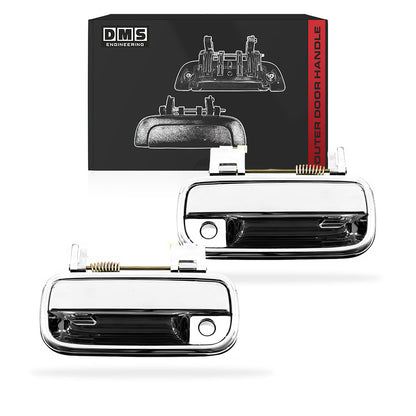 Toyota HiLux N60 (1997 - 2001) Rear Outer Chrome Door Handle w/o Key Hole LH + RH