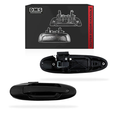 Toyota LandCruiser 100 Series (1998 - 2007)  Black Rear Outer Door Handles