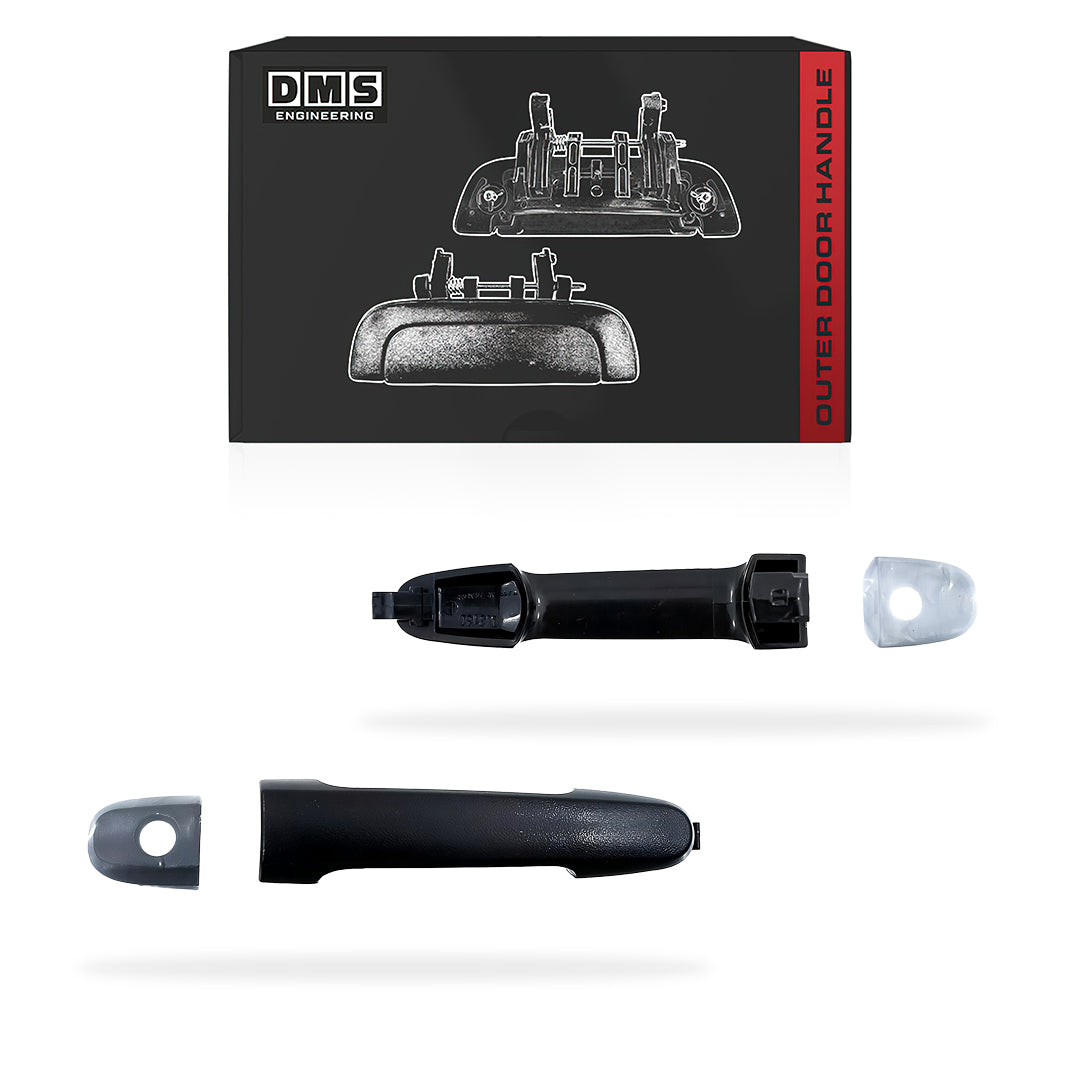 Toyota HiLux N70 (2005 - 2008) Front Black Outer Door Without Key Hole Handles LH + RH