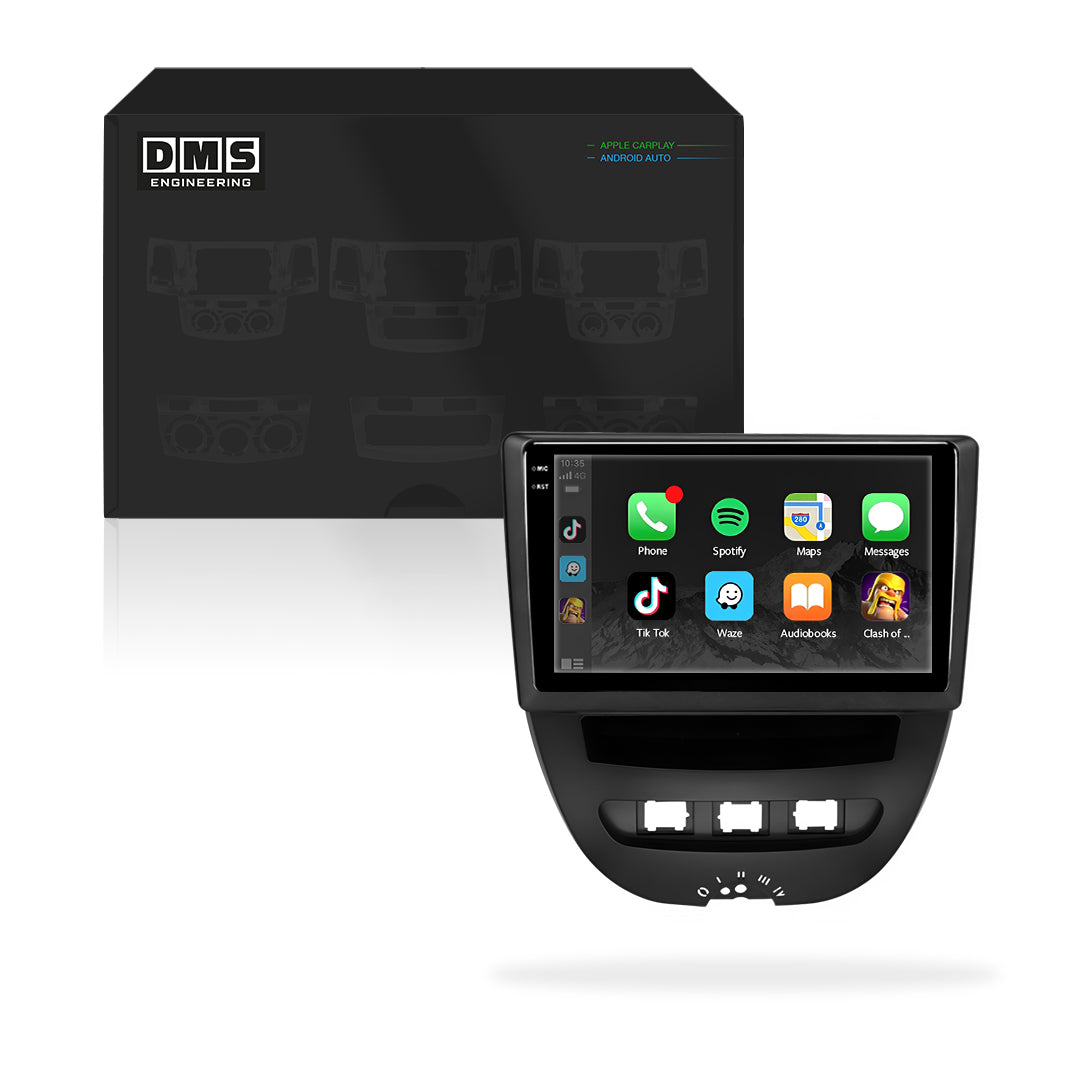 Peugeot 107 (2005 - 2014) 10" Wireless Android 16 Head Unit for Apple CarPlay / Android Auto
