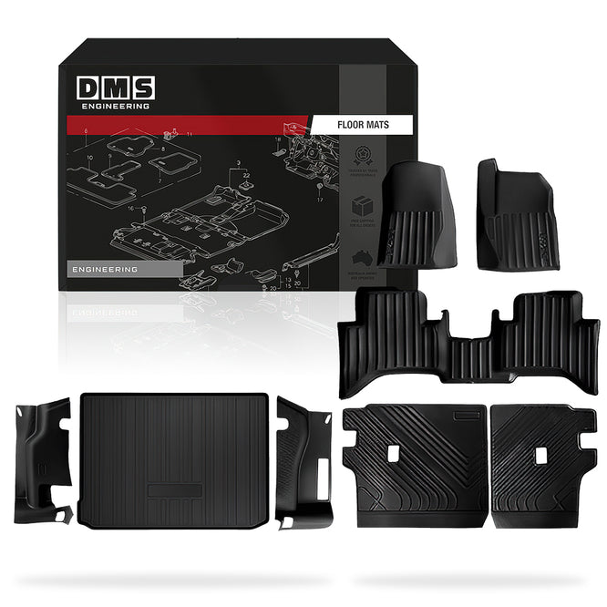 GWM Tank 300 P01 (2023 - 2025) Rubber Floor Mats Complete Set