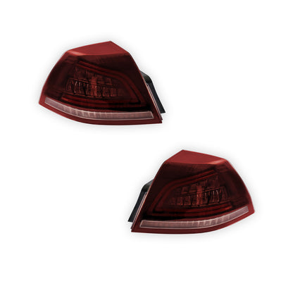 Holden Commodore VE Series 1 & 2 (2006 - 2013) Sequential Red Clear LED Tail Lights LH + RH
