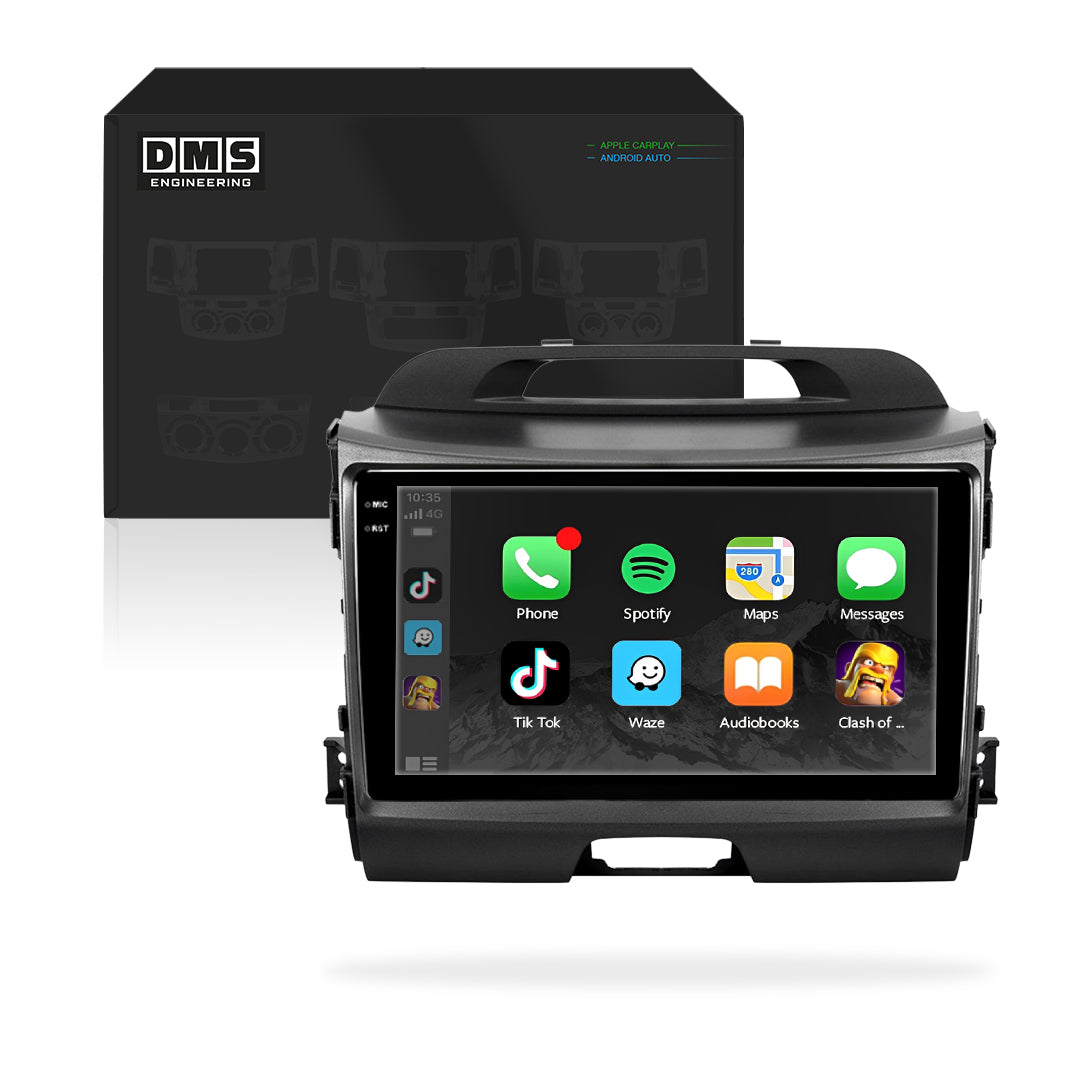 Kia Sportage SL / QL (2010 - 2018) 9" Wireless Android 16 Head Unit for Apple CarPlay / Android Auto